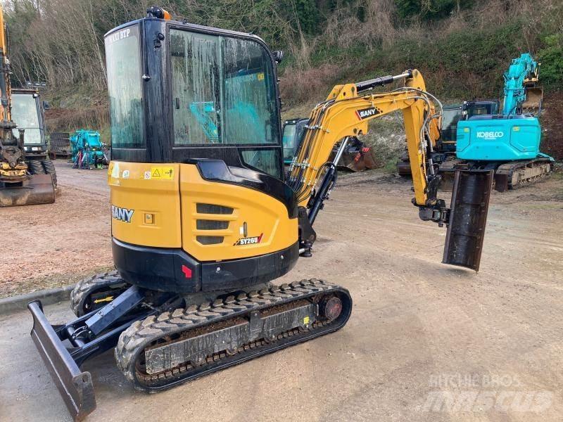 Sany SY26U Minigraafmachines < 7t