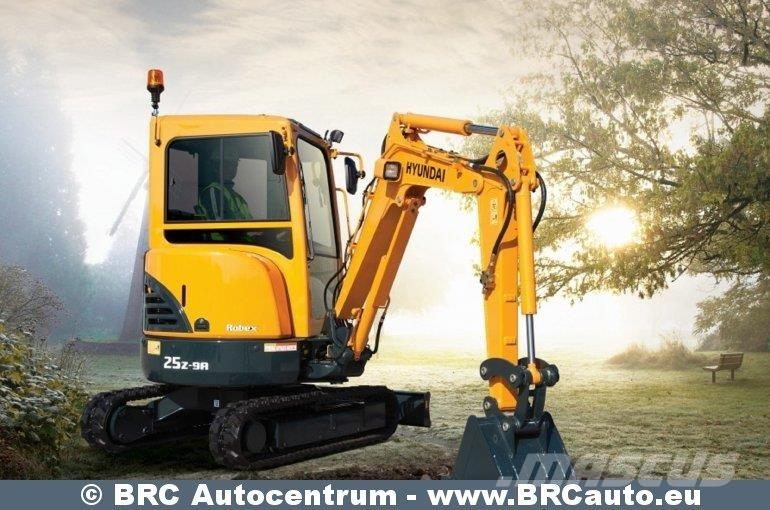 Hyundai R25Z-9AK Minigraafmachines < 7t