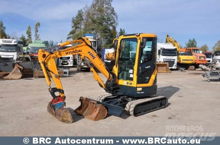 Hyundai R25Z-9AK Minigraafmachines < 7t