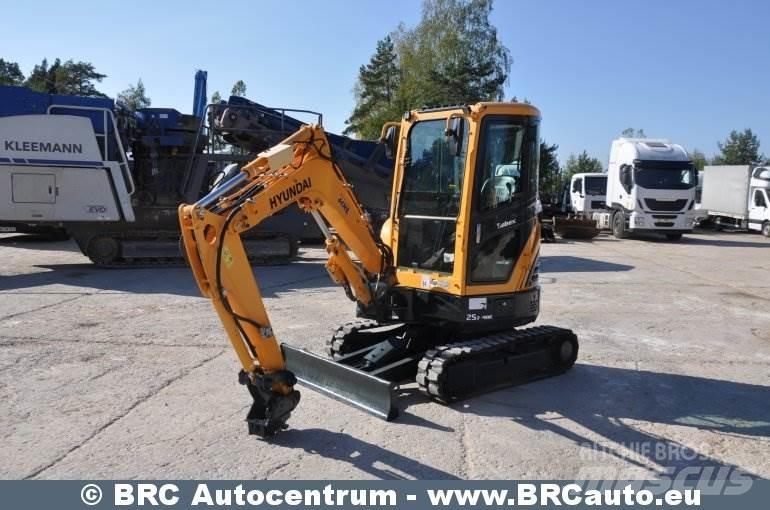 Hyundai R25Z-9AK Minigraafmachines < 7t