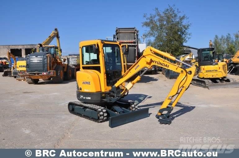 Hyundai R25Z-9AK Minigraafmachines < 7t
