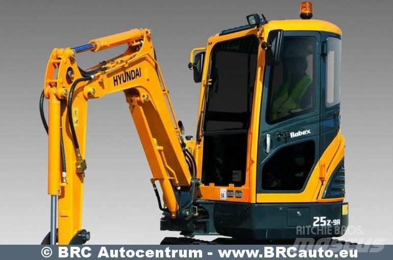 Hyundai R25Z-9AK Minigraafmachines < 7t