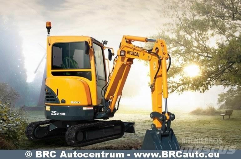 Hyundai R25Z-9AK Minigraafmachines < 7t