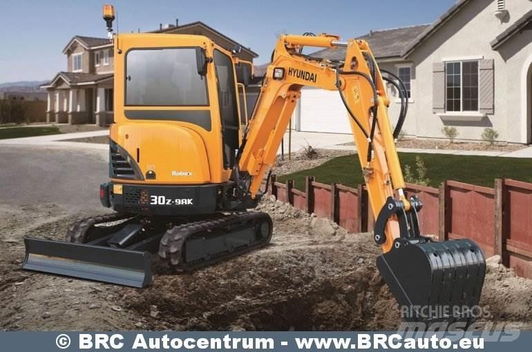 Hyundai R30Z-9AK Minigraafmachines < 7t