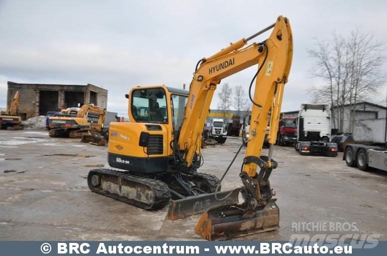 Hyundai R60CR-9A Rupsgraafmachines