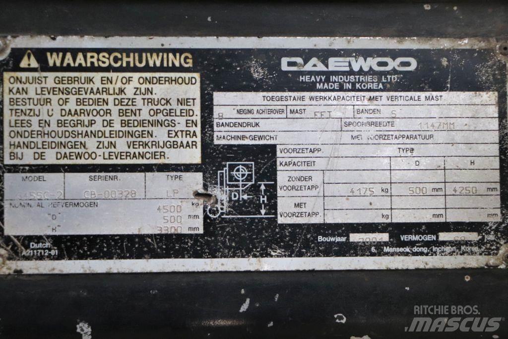 Daewoo G45SC-2 LPG heftrucks