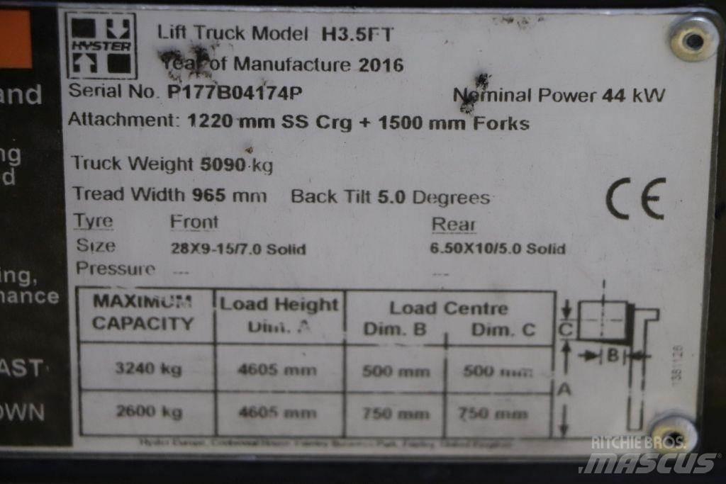 Hyster H3.5FT LPG heftrucks