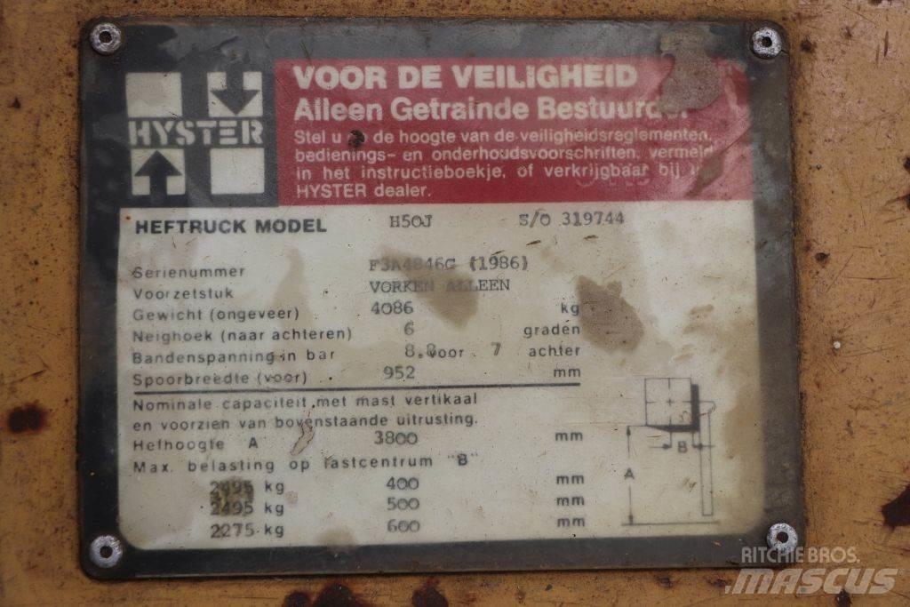 Hyster H50J LPG heftrucks