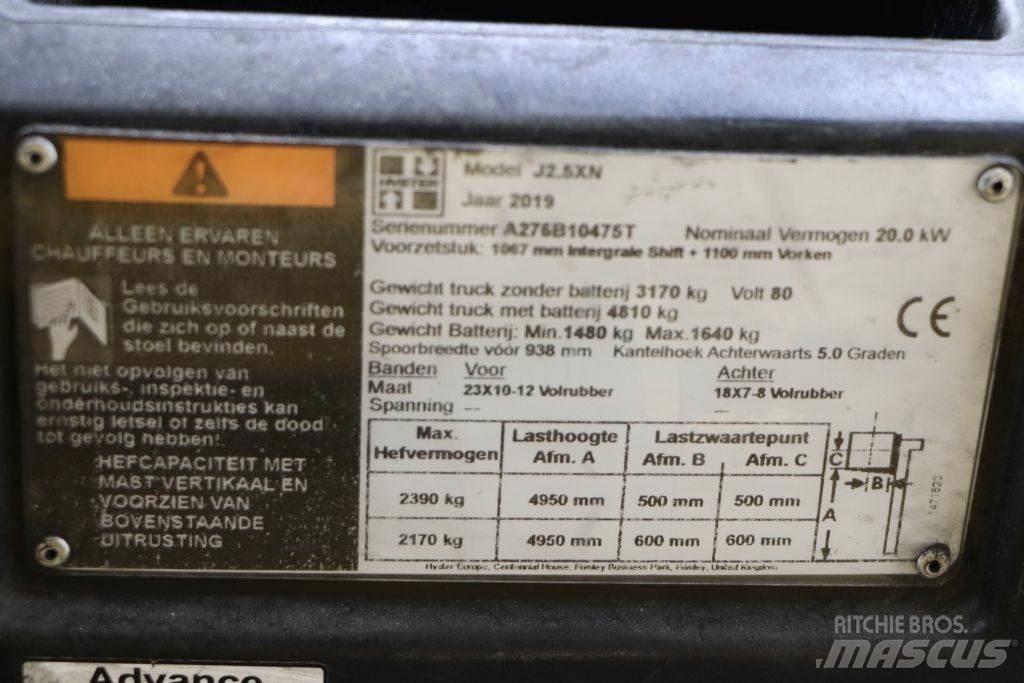 Hyster J2.5XN Elektrische heftrucks