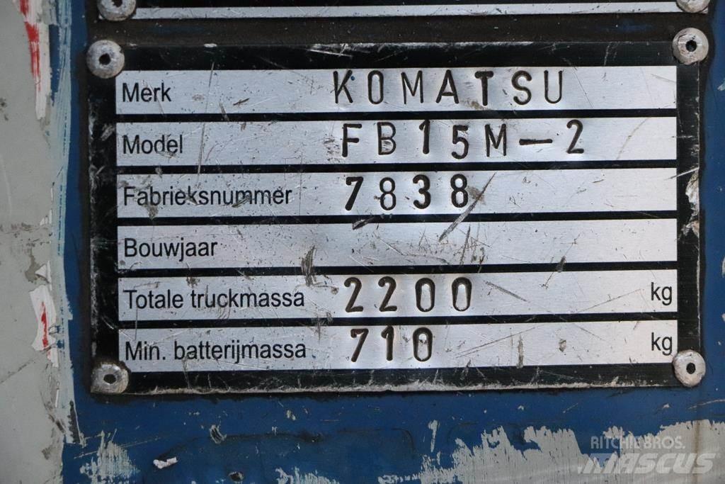 Komatsu FB15M-2 Elektrische heftrucks
