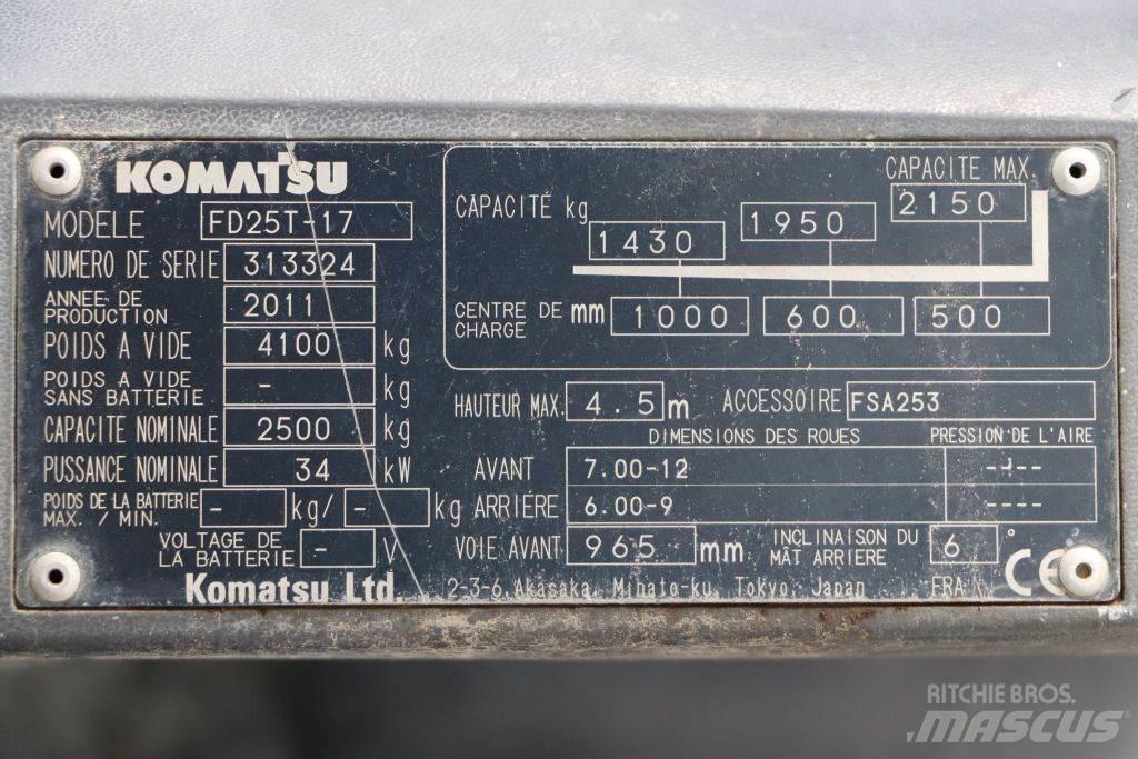 Komatsu FD25T-17 Diesel heftrucks