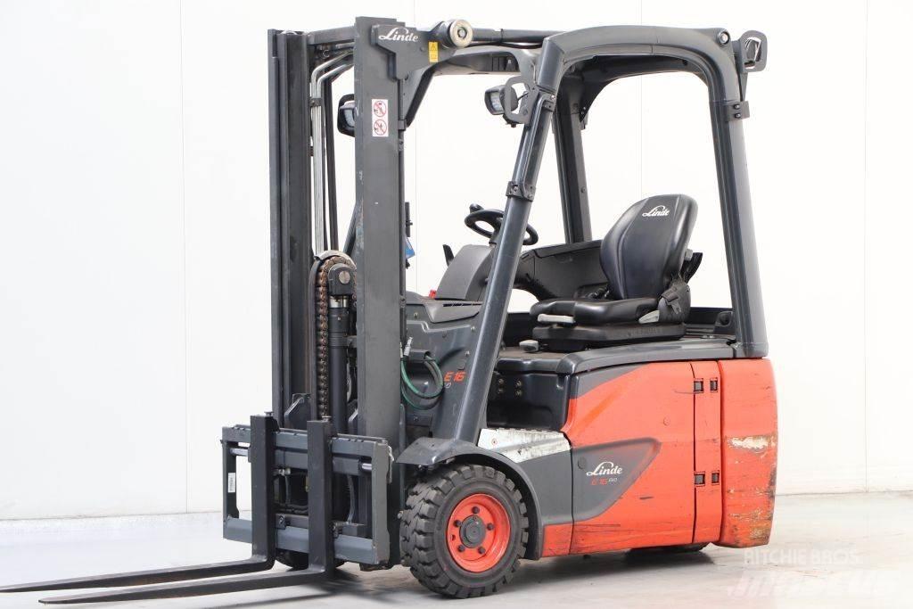 Linde E16C-02 Elektrische heftrucks
