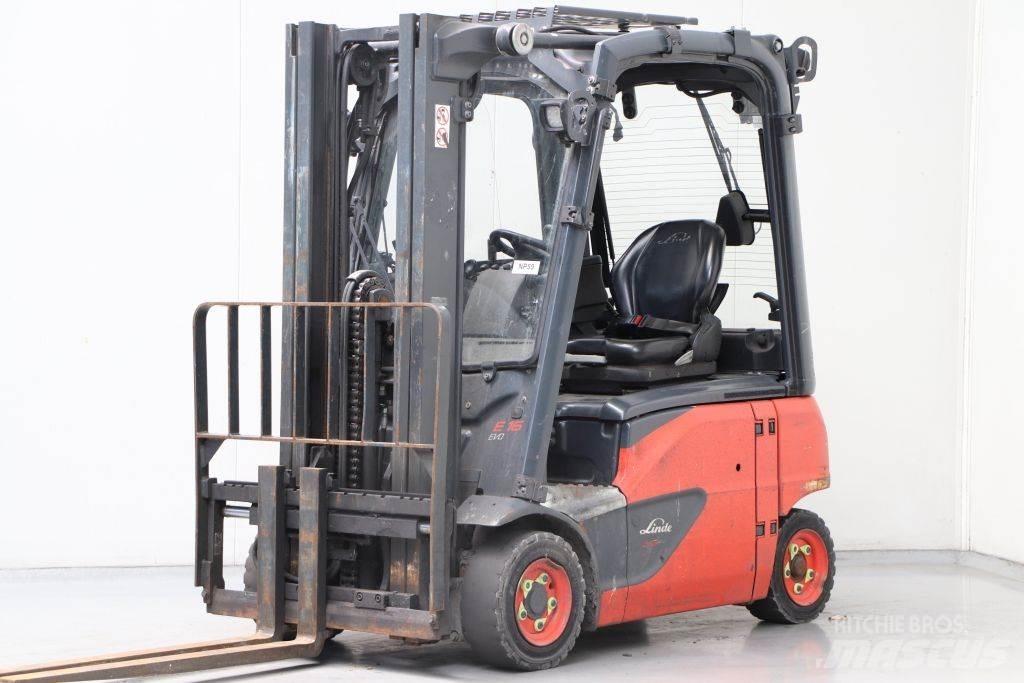 Linde E16P-02 Elektrische heftrucks