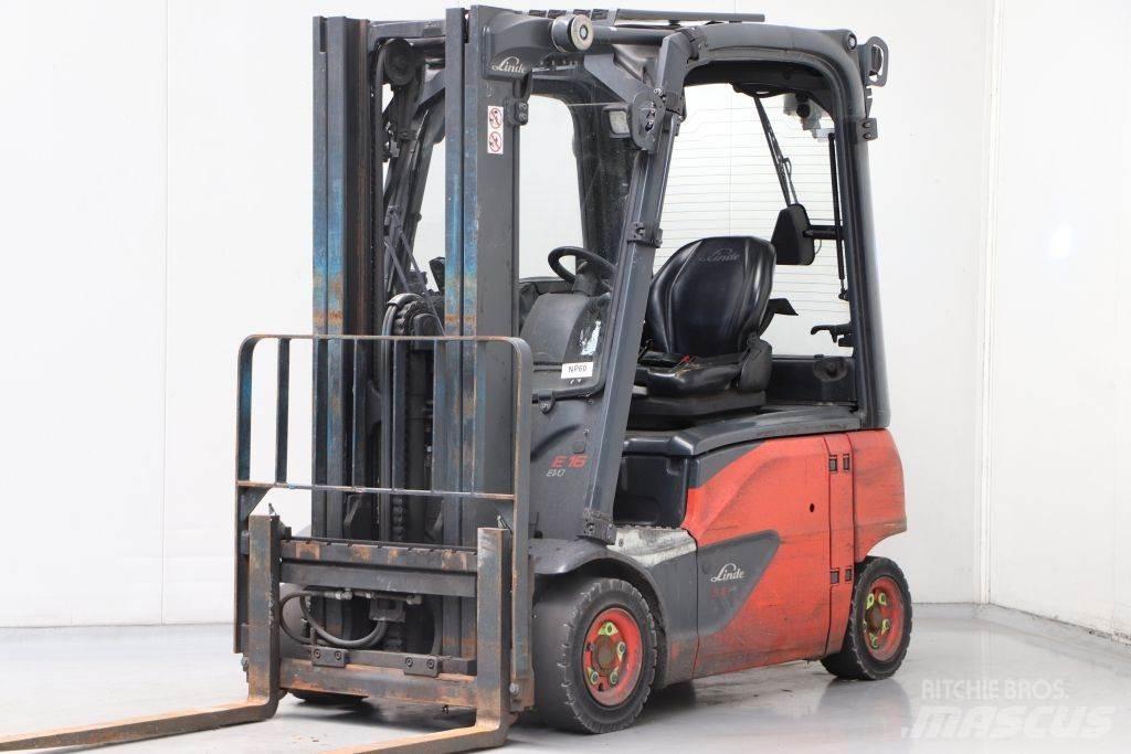 Linde E16P-02 Elektrische heftrucks