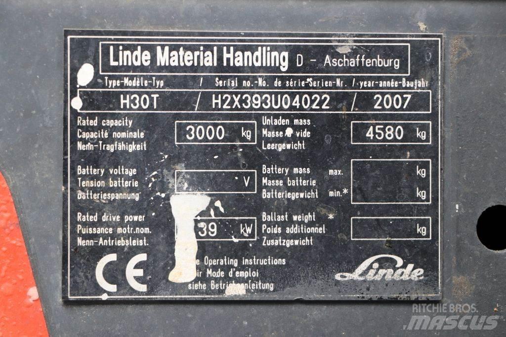 Linde H30T LPG heftrucks