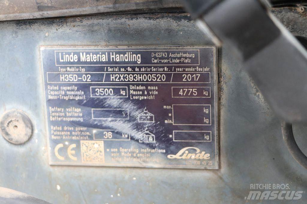 Linde H35D-02 Diesel heftrucks