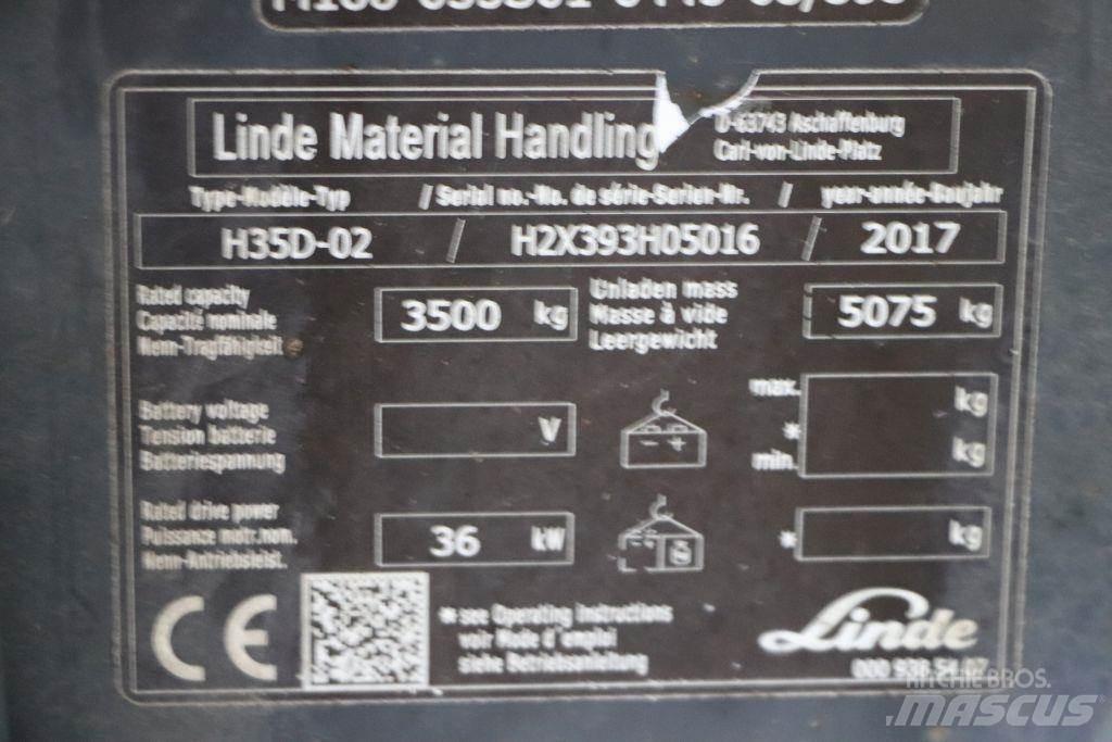 Linde H35D-02 Diesel heftrucks