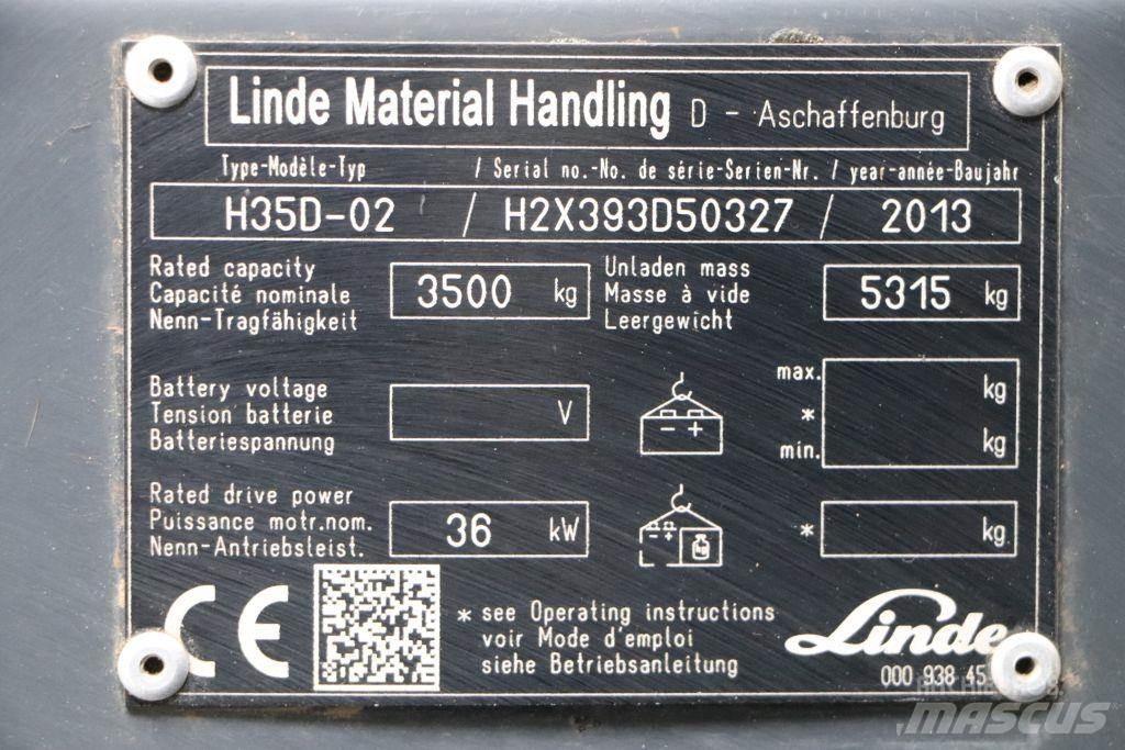 Linde H35D-02 Diesel heftrucks