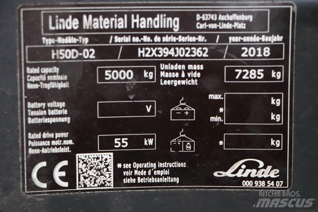 Linde H50D-02 Diesel heftrucks