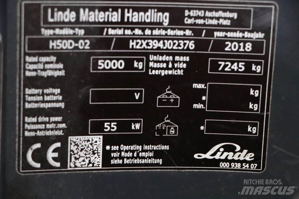 Linde H50D-02 Diesel heftrucks