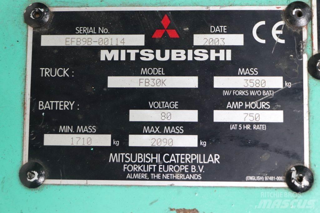 Mitsubishi FB30K Elektrische heftrucks