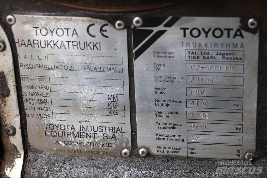 Toyota 02-6FDF18 Diesel heftrucks