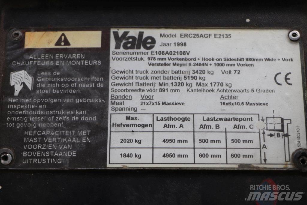 Yale ERC25AGF Elektrische heftrucks
