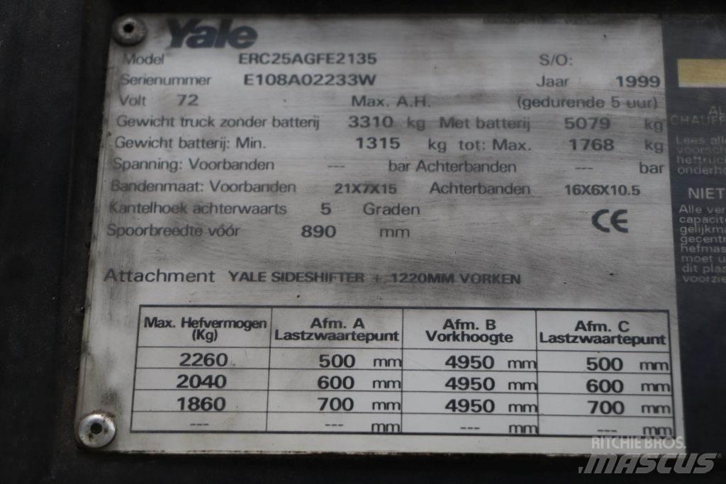 Yale ERC25AGF Elektrische heftrucks
