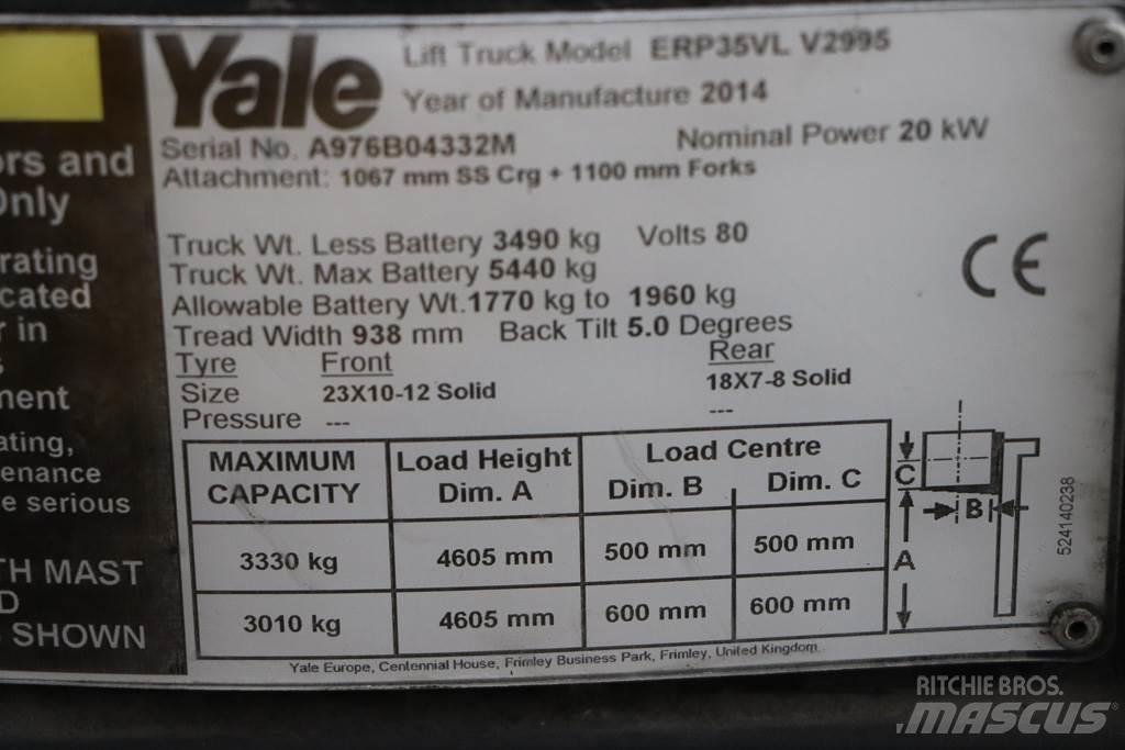 Yale ERP35VL Elektrische heftrucks