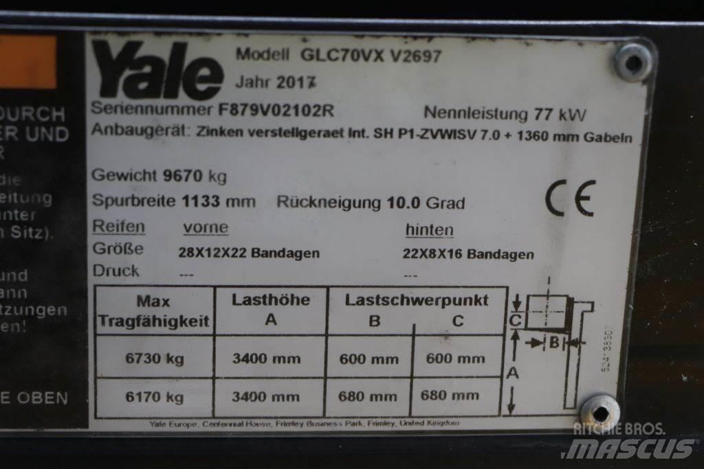 Yale GLC70VX LPG heftrucks