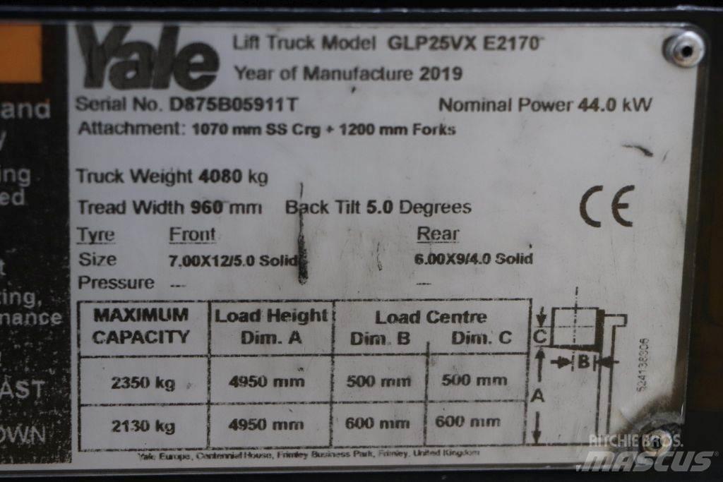 Yale GLP25VX LPG heftrucks