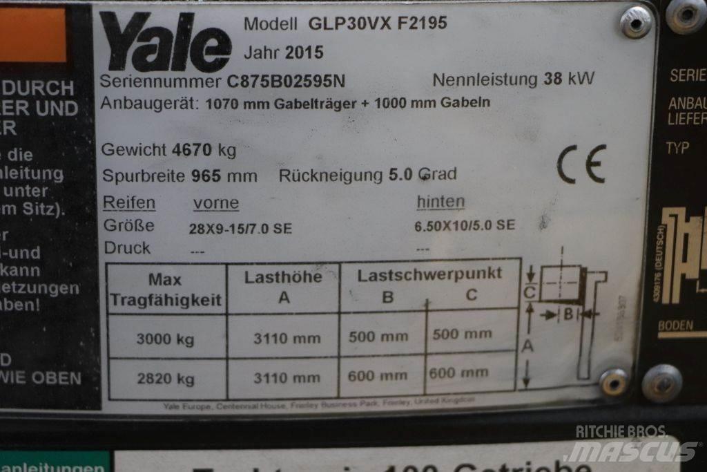 Yale GLP30VX LPG heftrucks