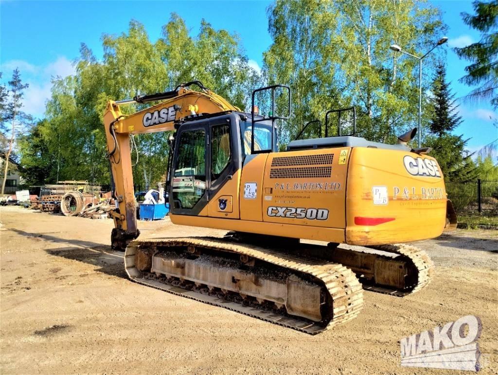 CASE CX 250 D Rupsgraafmachines