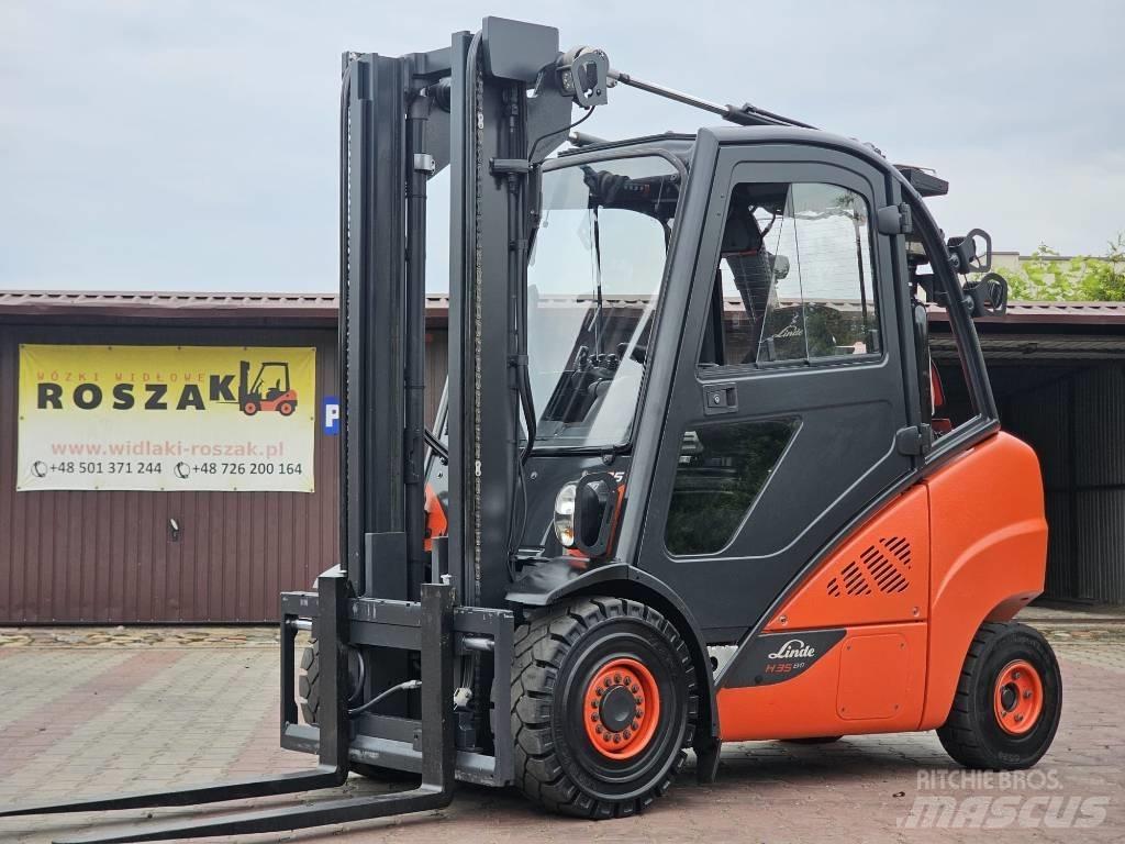 Linde H35T-02 LPG heftrucks