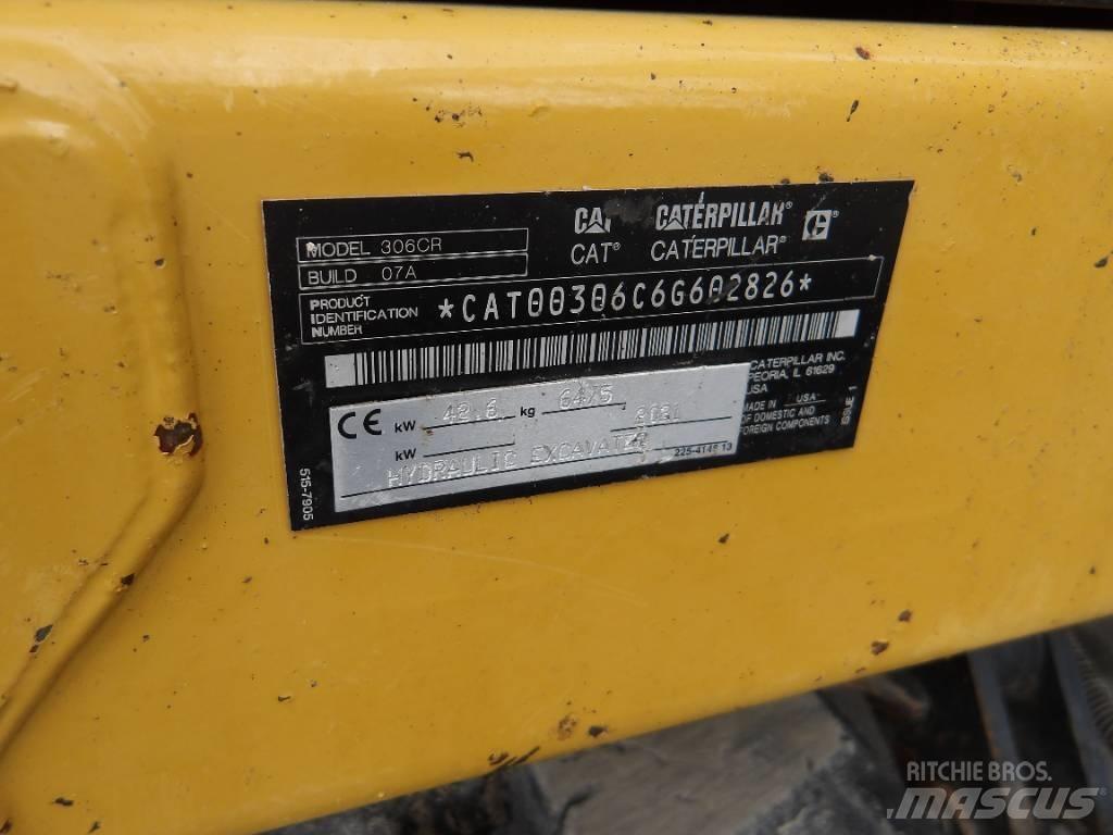 CAT 306 CR Minigraafmachines < 7t