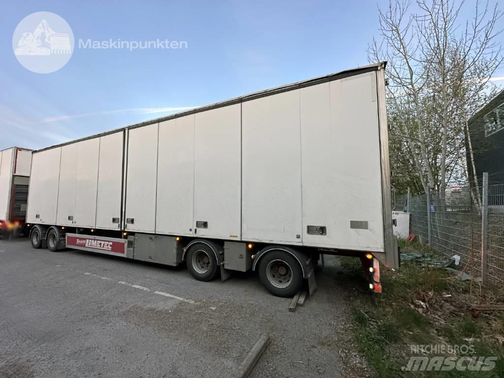 Limetec VPU 438 Gesloten opbouw trailers