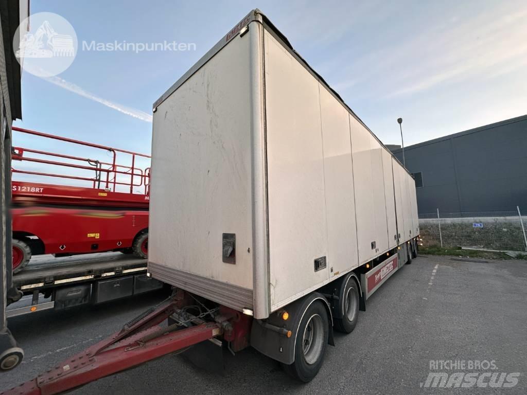 Limetec VPU 438 Gesloten opbouw trailers