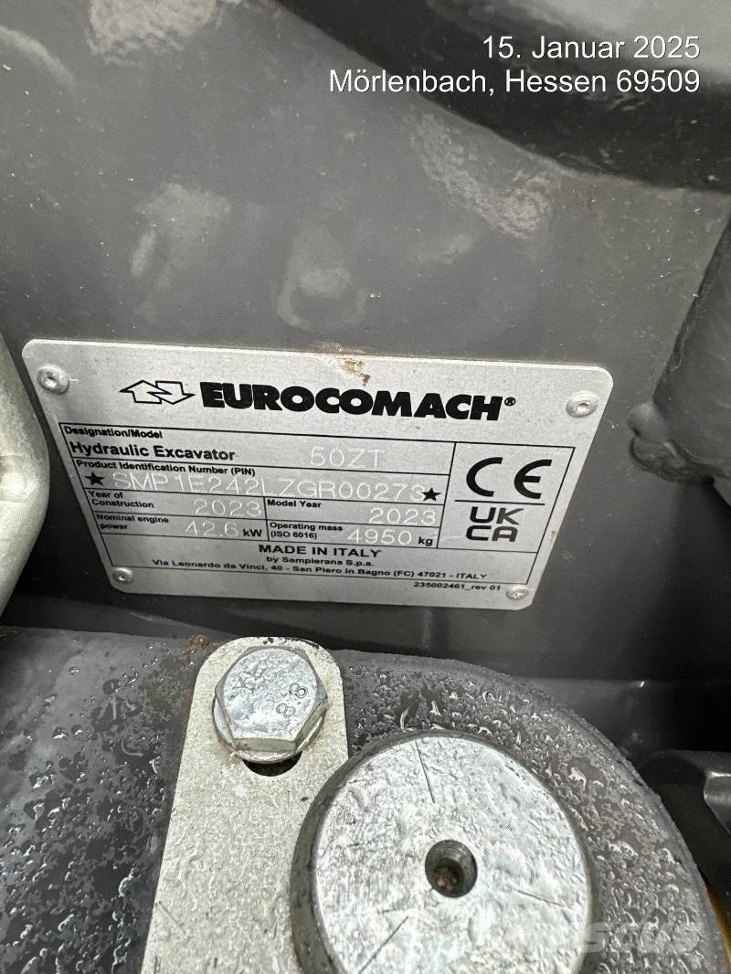 Eurocomach 50ZT Minigraafmachines < 7t
