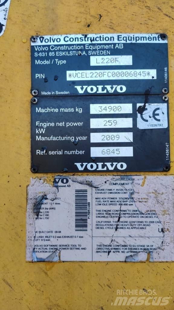 Volvo L 220 F Wielladers
