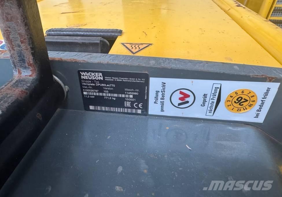 Wacker Neuson DPU 80 Trilmachines