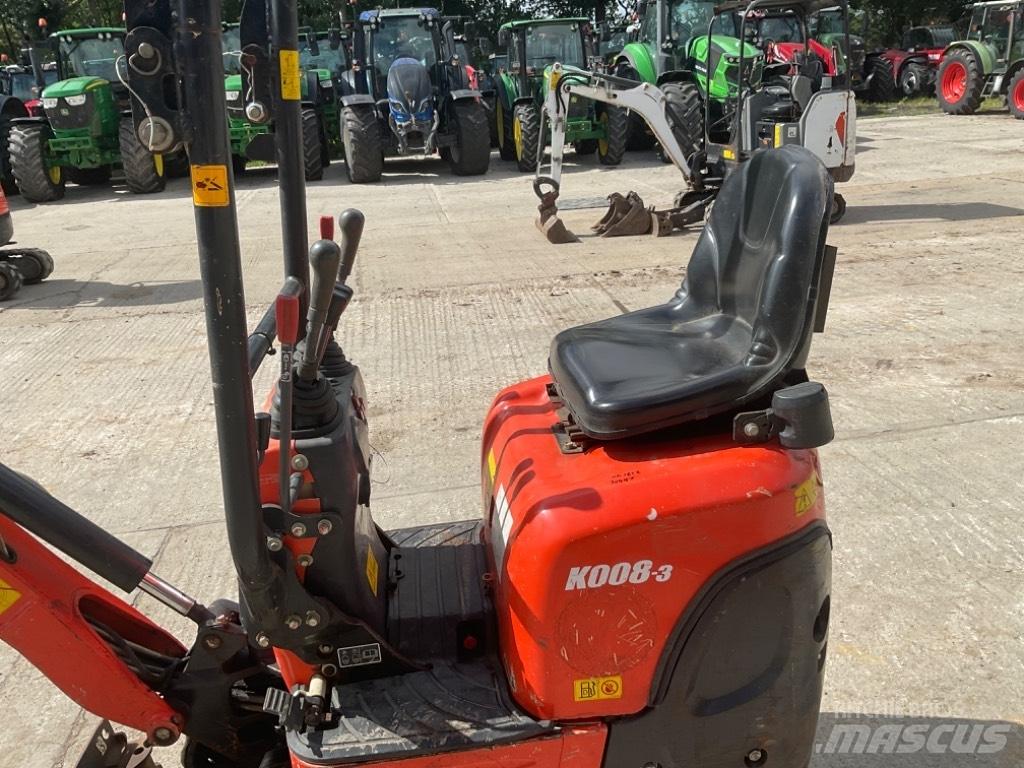 Kubota K 008-3 Minigraafmachines < 7t