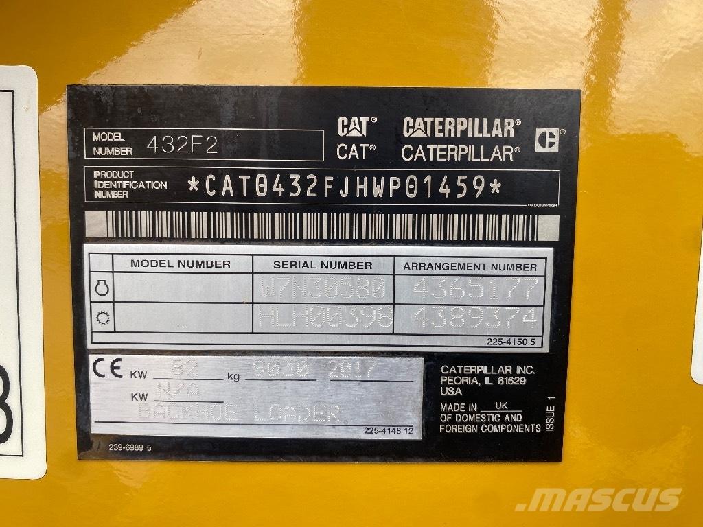 CAT 432 F Graaf-laadcombinaties