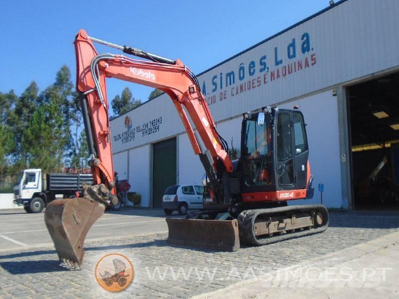 Kubota KX 080-4 Midigraafmachines 7t - 12t