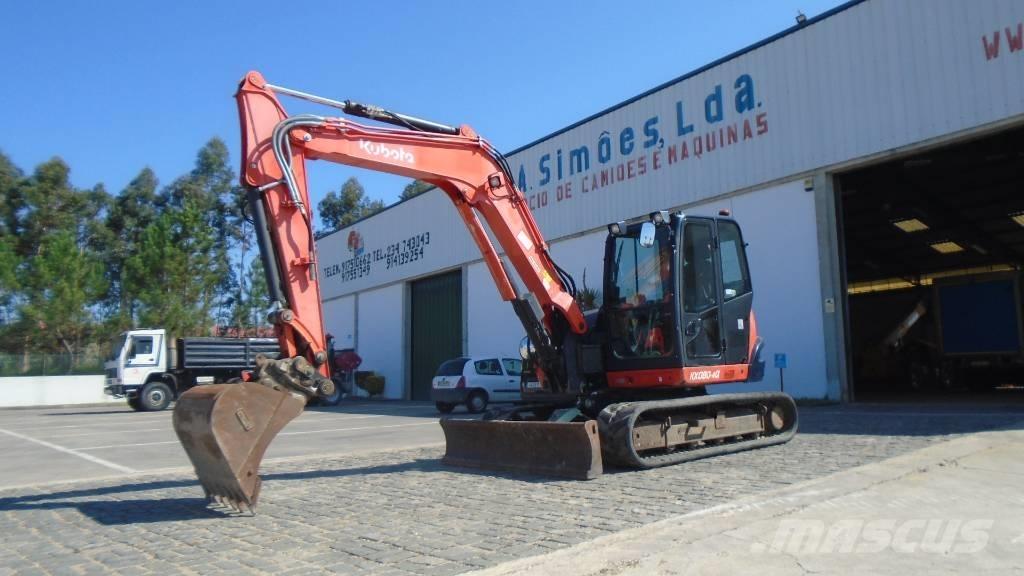 Kubota KX 080-4 Midigraafmachines 7t - 12t
