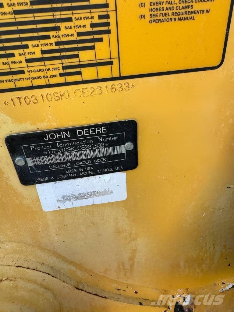 John Deere 310 SK Graaf-laadcombinaties