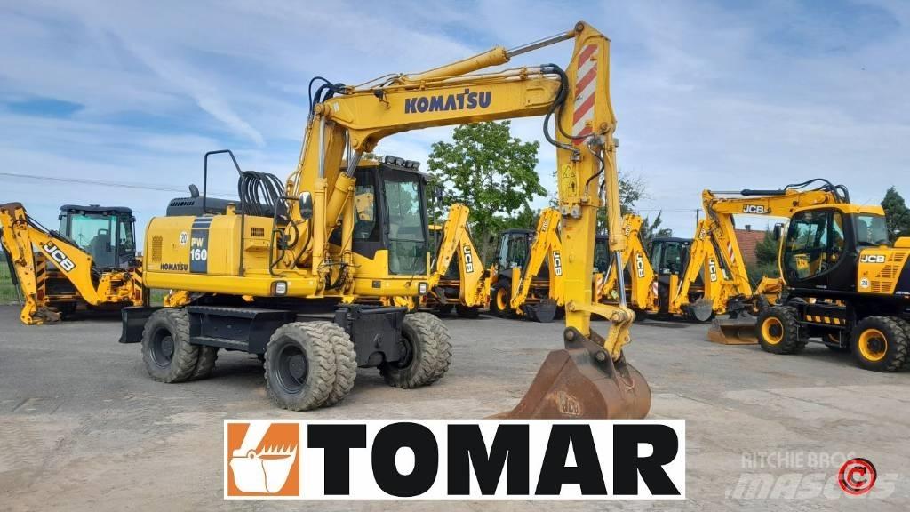 Komatsu PW 160-7 Wielgraafmachines
