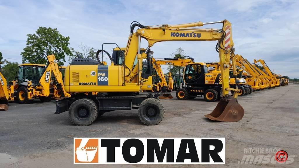 Komatsu PW 160-7 Wielgraafmachines