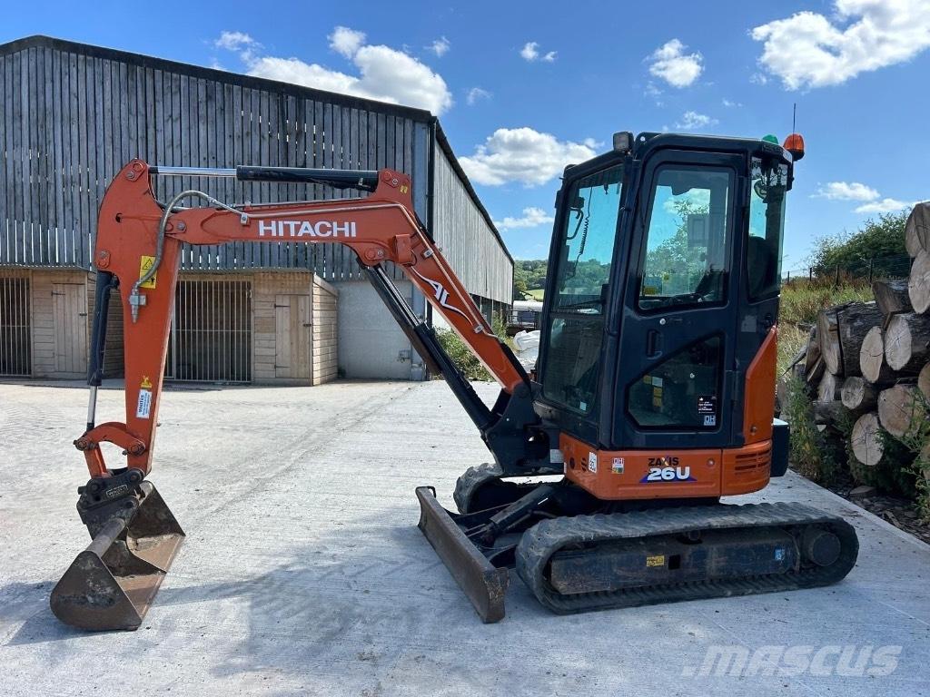 Hitachi ZX 26 U-6 Minigraafmachines < 7t