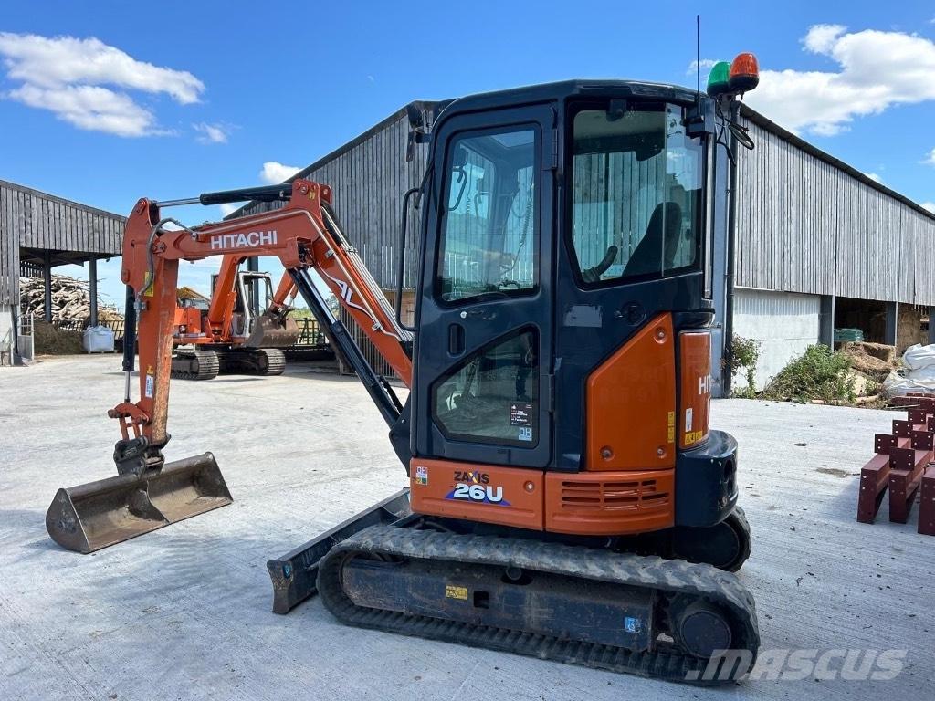 Hitachi ZX 26 U-6 Minigraafmachines < 7t