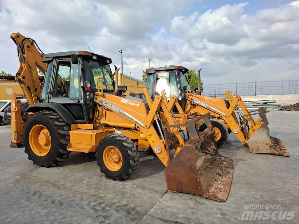 CASE 580 SM Graaf-laadcombinaties